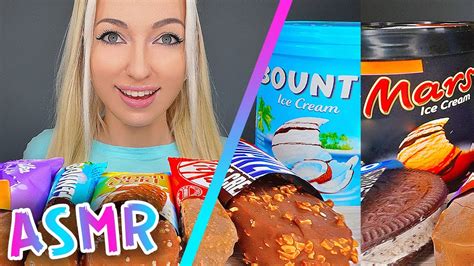 Asmr Mukbang 먹방 Candy Ice Cream Bars Oreo Milka Snickers Chocolate