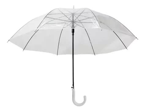 Guarda Chuva Autom Tico Sombrinha Transparente Adulto Pvc Mercadolivre