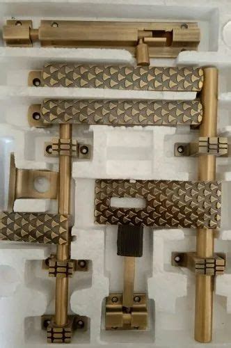 4mm Brass Door Fitting Kit Grade Alloy 260 Gold At Rs 590 Kit In Rajkot