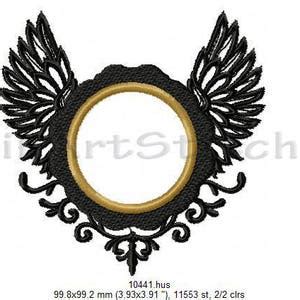 Monogram Border Embroidery Design Frame Border Embroidery - Etsy