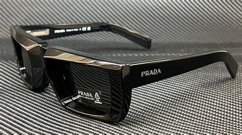 Prada Pr 24ys 1ab5s0 Black Grey Mens 55 Mm Large Sunglasses Ebay