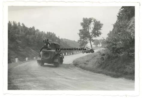 Orig Foto Rad Panzersp Hwagen Sdkfz Kfz In Sondershausen