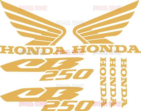 Honda CB 250 Stickers Set MXG ONE Best Moto Decals