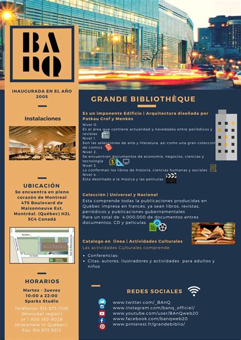 InfografÍa BibliothÈque Et Archive Nationales Du QuÉbec