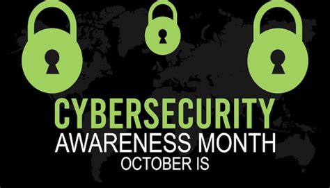 Premium Vector Cybersecurity Awareness Month Is Observed Every Year