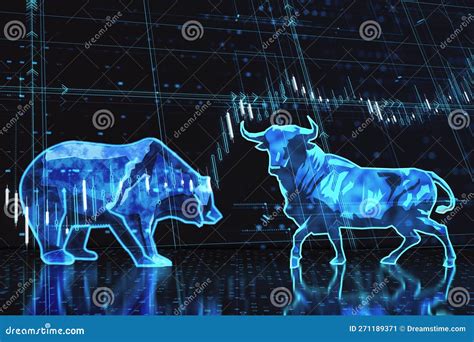 Creative Bear Bull Forex Market Texture Trade Forex Finance And