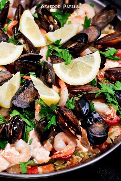 seafood paella roti  rice