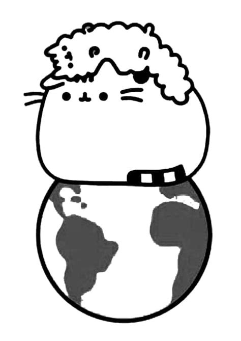 Coloriage Pusheen Mignonne Télécharger Et Imprimer Gratuit Sur