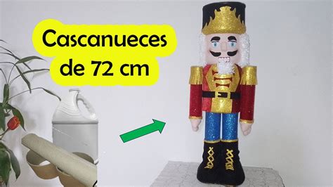 Hermoso Cascanueces con Materiales Reciclados DIY Navideño YouTube