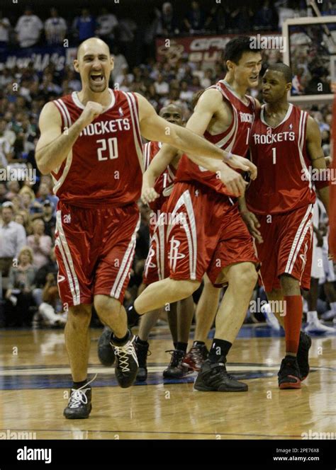 Houston Rockets Jon Barry 20 Yao Ming Center From China And