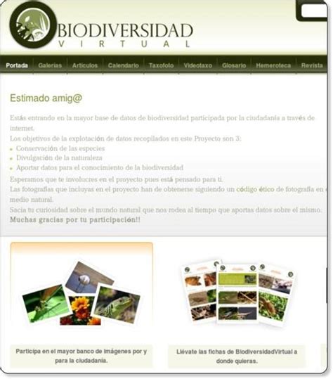 Biodiversidad Virtual animales plantas etnografía Paperblog