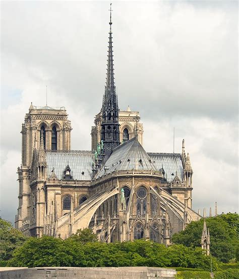 Viollet Le Duc S Restoration Of The Notre Dame Flying Buttress