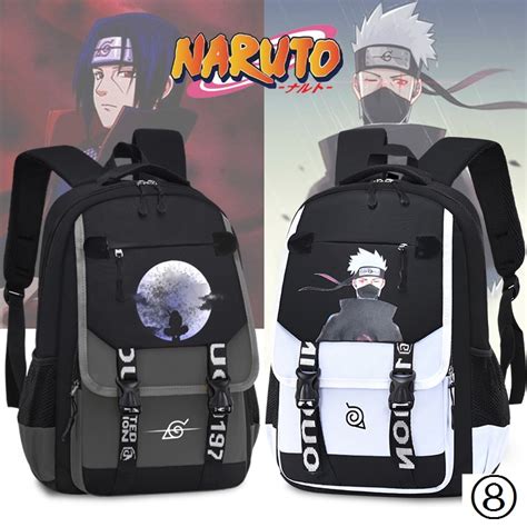 Mochila Naruto Escolar Masculina Kakasi Uchiha Itachi Escuela Primaria