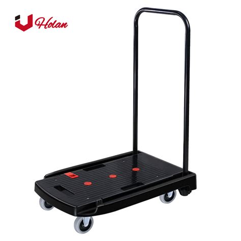 Uholan Jj Foldable Plastic Platform Hand Truck Trolley Cart