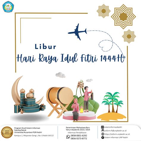 Pengumuman Libur Hari Raya Idul Fitri 1444h Prodi Sistem Informasi