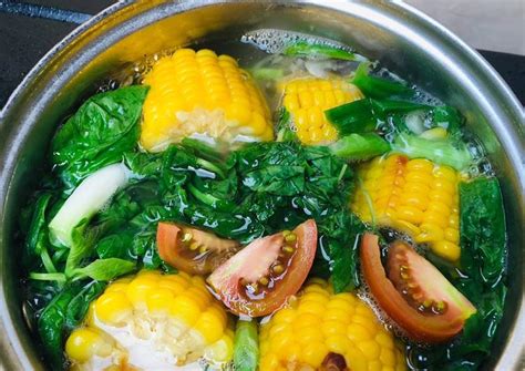 Resep Sayur bening bayam oleh riesky - Cookpad