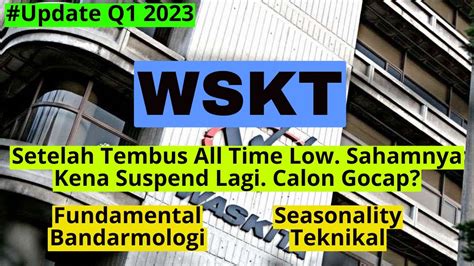 Analisa Saham WSKT Saham Di Suspend Lagi Bisa Dimasukan Watchlist Jika