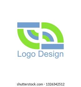 Blue Green Logo Design Vector Template Stock Vector (Royalty Free ...