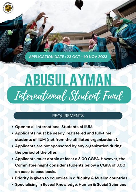 Financial Assistance IIUM Endowment Fund