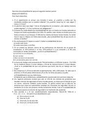 GuiaSegundoParcial Estadistica Pdf Ejercicios De Probabilidad De