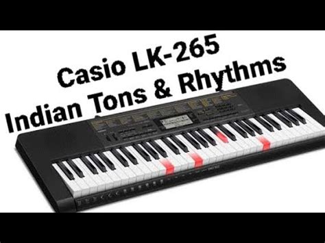 Casio Lk 265 Casio Lk 265 Indian Casio Indian Voices YouTube