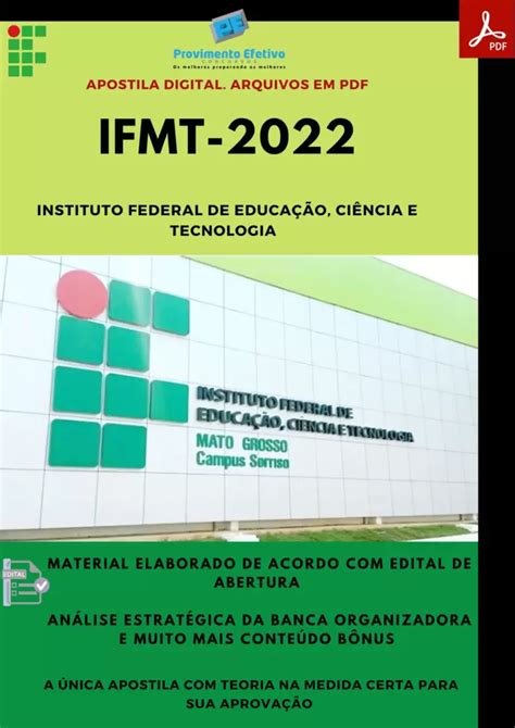 Provimento Efetivo Concursos Apostila IFMT Bibliotecário