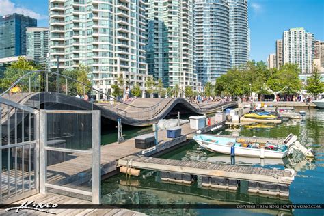 Toronto Waterfront Wavedecks Ontario Canada Royal Stock Photo