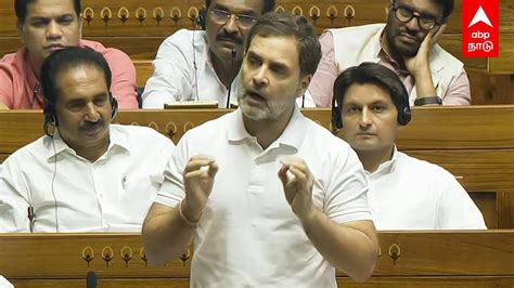 Rahul Gandhis Speech Expunged Watch Lops First Reaction After Lok