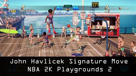 NBA 2K Playgrounds 2 John Havlicek Signature Move YouTube