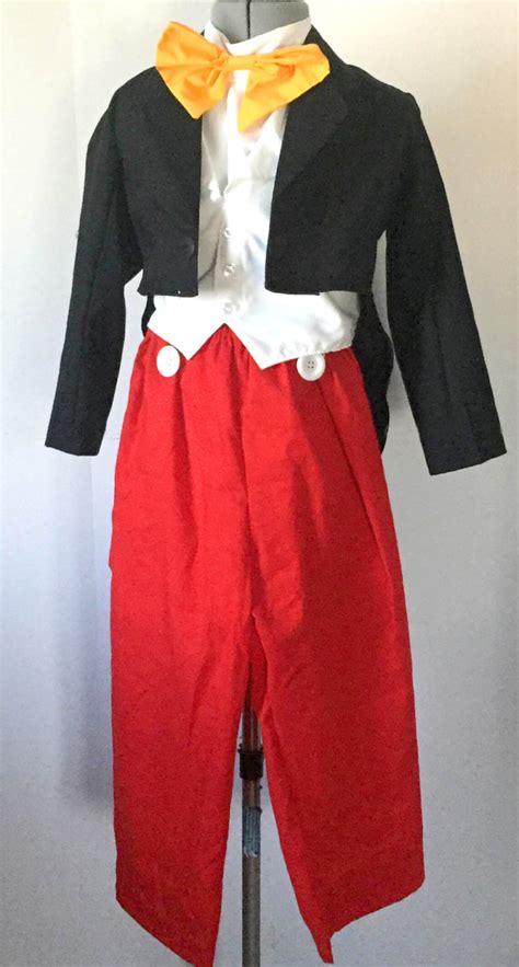 Mickey Mouse Costume - Etsy