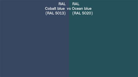 Ral Cobalt Blue Vs Ocean Blue Side By Side Comparison