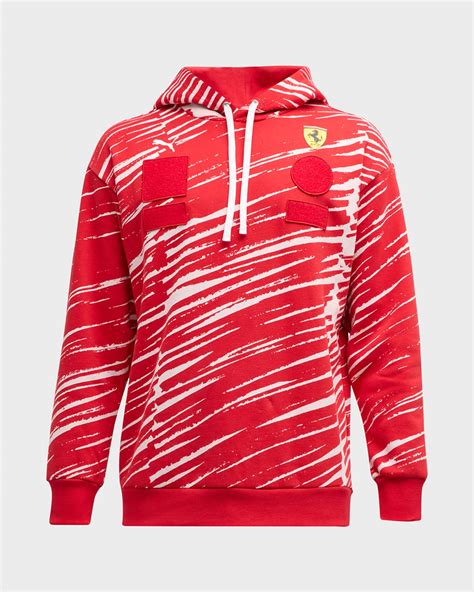 Puma Men's Scuderia Ferrari x Joshua Vides Hoodie | Neiman Marcus