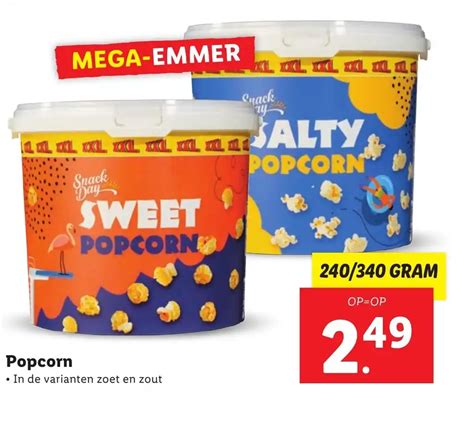 Popcorn Aanbieding Bij Lidl