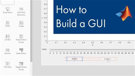 How To Build A Gui In Matlab Using App Designer Youtube