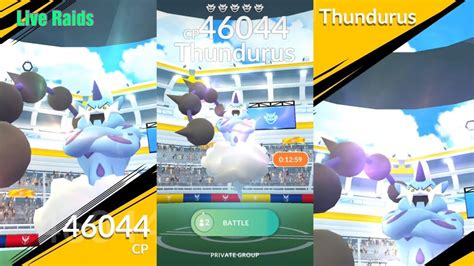 Live Thundurus Raids Pokemon Go Yagnik Youtube