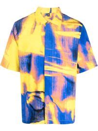 WornOnTV Hens Yellow And Blue Abstract Print Shirt On 9 1 1 Aisha