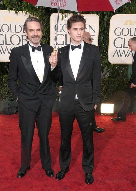 Max And Jeremy Irons Love Men In Suits Jeremy Irons Max Irons Jeremy Irons Son