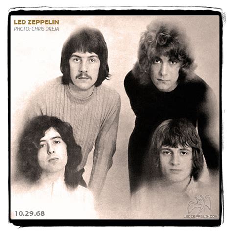 LZ I Back Cover photo (by Chris Dreja) 10-29-68 | Led Zeppelin