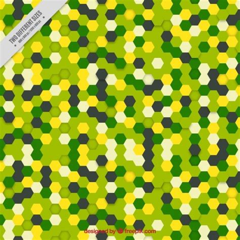 Fondo Verde Del Mosaico Vector Gratis