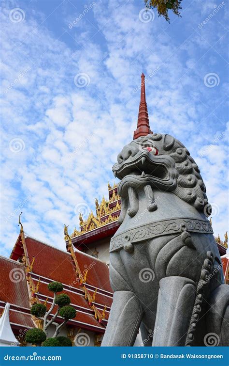 Kylin stone statue stock photo. Image of abstract, thailand - 91858710