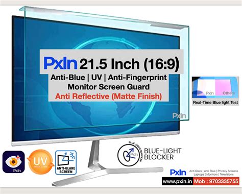 21.5 Inch 16:9 Anti-Blue | Anti-Glare | Monitor Screen Guard - PxIn