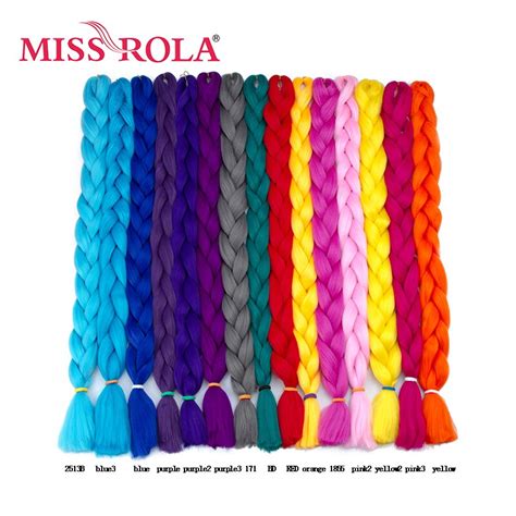 Miss Rola Extensiones De Cabello Trenzado Jumbo De Pulgadas