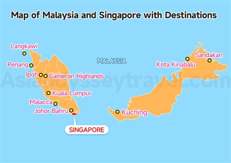 Singapore Malaysia Maps: Location, Tourist Spots & Routes | 2026