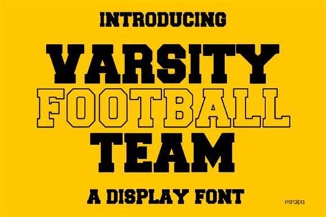 32 Best College And Varsity Fonts Vandelay Design