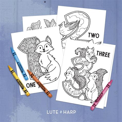 Cute Number Coloring Pages Number Worksheets, Printable Coloring Book ...