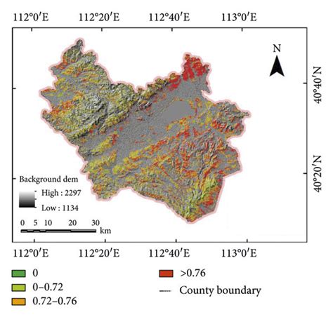 Factors Superimposed On The Elevation Map Of The Study Area A R