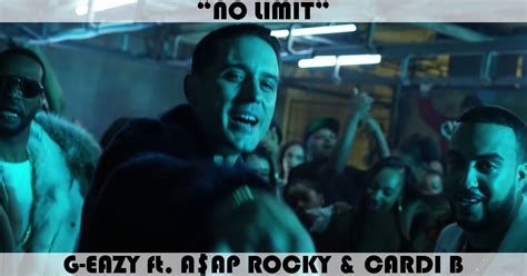 "No Limit" Song by G-Eazy feat. A$AP Rocky & Cardi B | Music Charts Archive