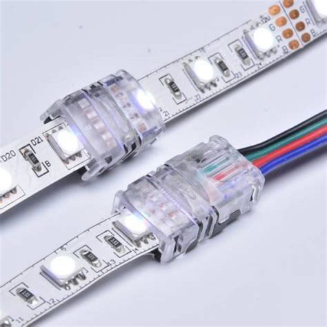 6pin Led Light Strip Connectors For 12mm Rgbcct 5 In 1 Rgbww Led Strips