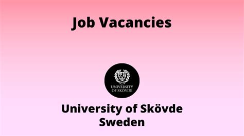 University of Skövde Job Vacancies nViews Career