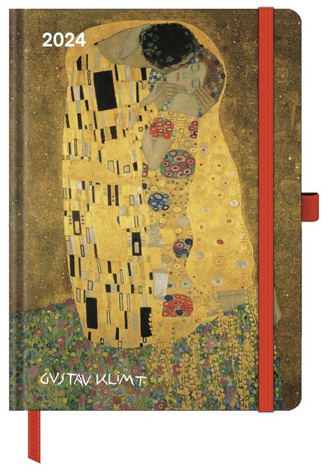 Gustav Klimt 2024 Buchkalender Taschenkalender Kunstkalender